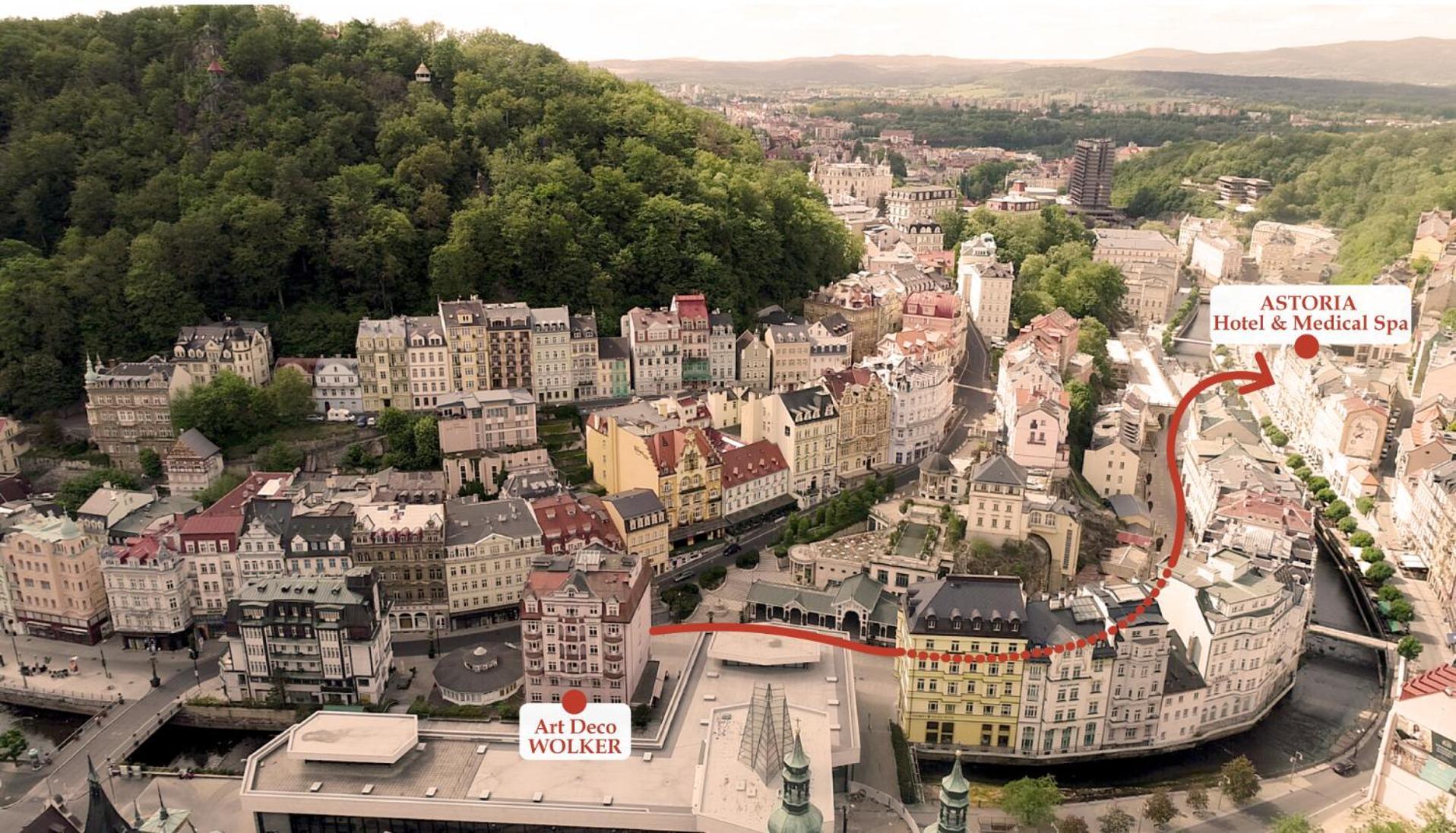 Art Deco Wolker By Astoria Hotel & Medical Spa Karlovy Vary Bagian luar foto